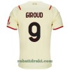 AC Milan Olivier Giroud 9 Borte 2021-22 - Herre Fotballdrakt